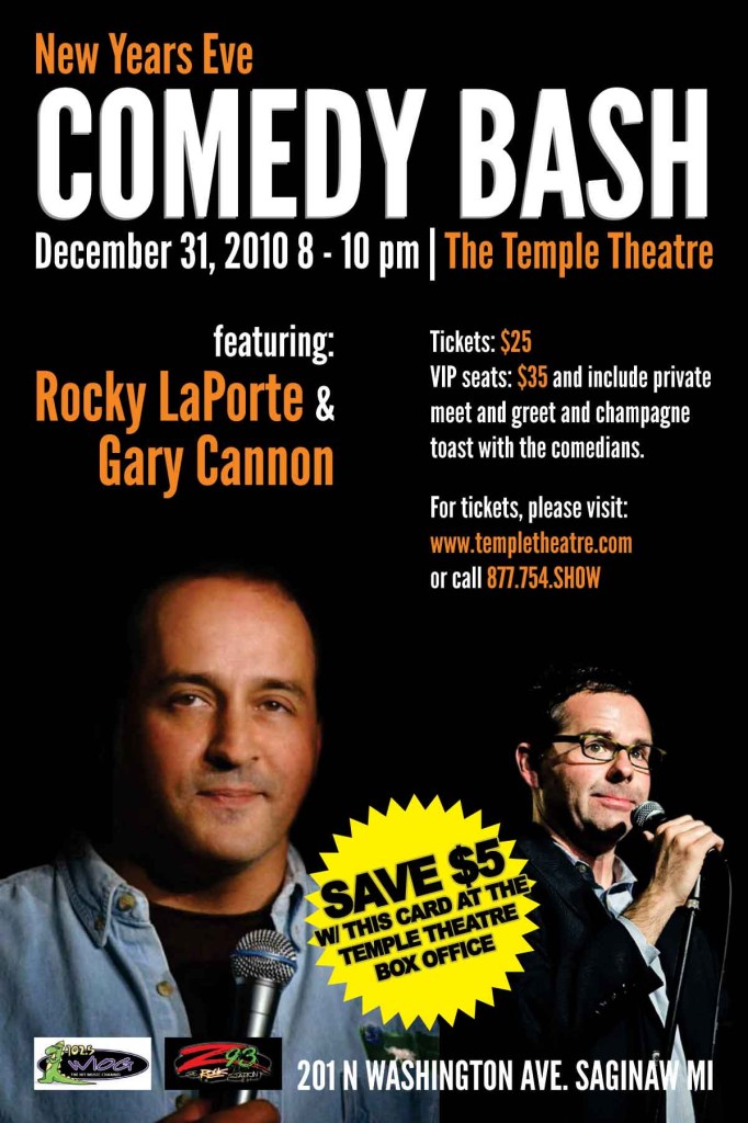 Flyers Tell Comedy Lovers Where to Get Their Laughs